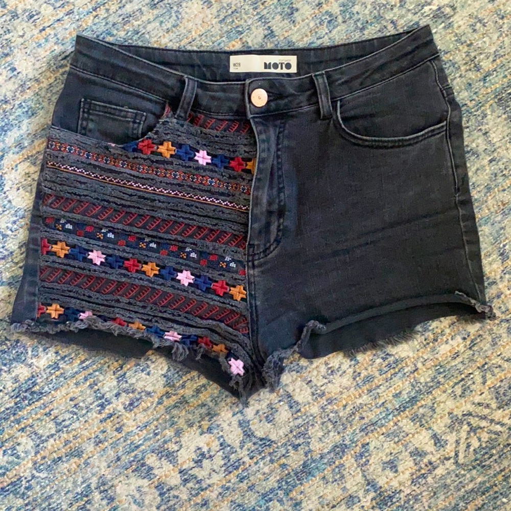 Top Shop jean shorts